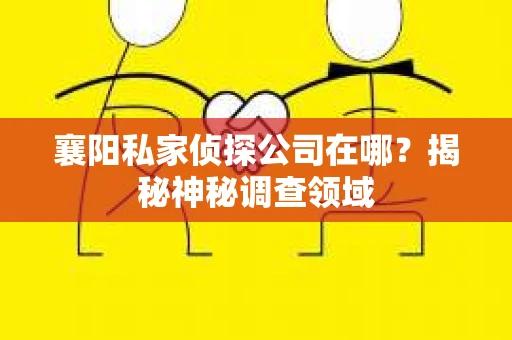 襄阳私家侦探公司在哪？揭秘神秘调查领域