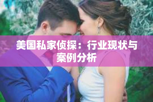 美国私家侦探：行业现状与案例分析